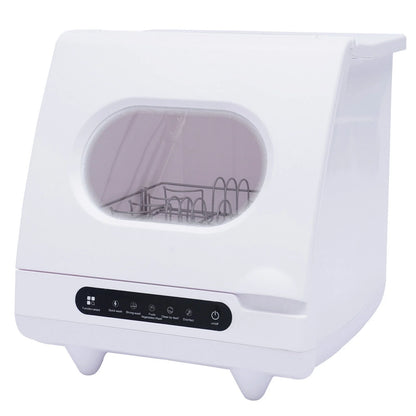 1200W Portable Countertop Mini Dishwasher Dish Washing Machine 5 Washing Program for cleaning dishes, vegetables, fruits