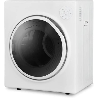 TABU 2.6 cu ft Portable Dryer for Clothes, 8.8 lbs Compact Dryer, Electric Dryer for Apartment,White
