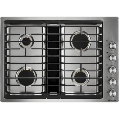 Jenn-Air JGD3430GS 30 inch JX3 Stainless 4-Burner Built-In Gas Cooktop