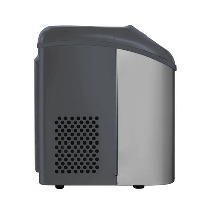 Frigidaire Gallery, 33 lbs. Nugget Ice Maker, Stainless Steel, Black, EFIC214